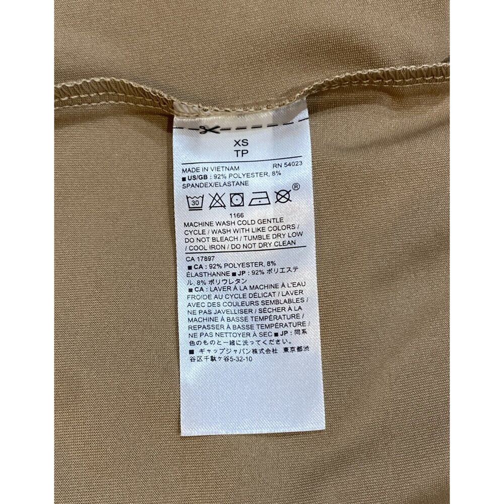 Banana Republic Satin Slip Dress Beige Size XS - Picture 7 of 7
